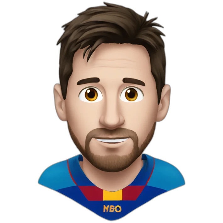 Messi cartoon  emoji