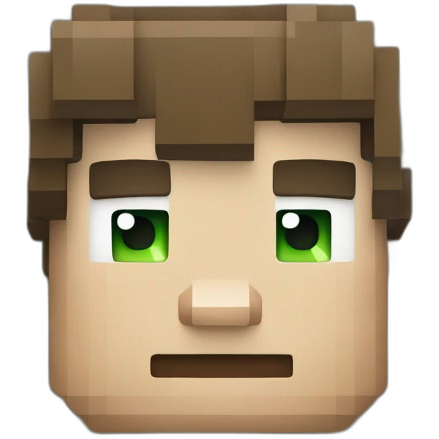 Minecraft Steve emoji