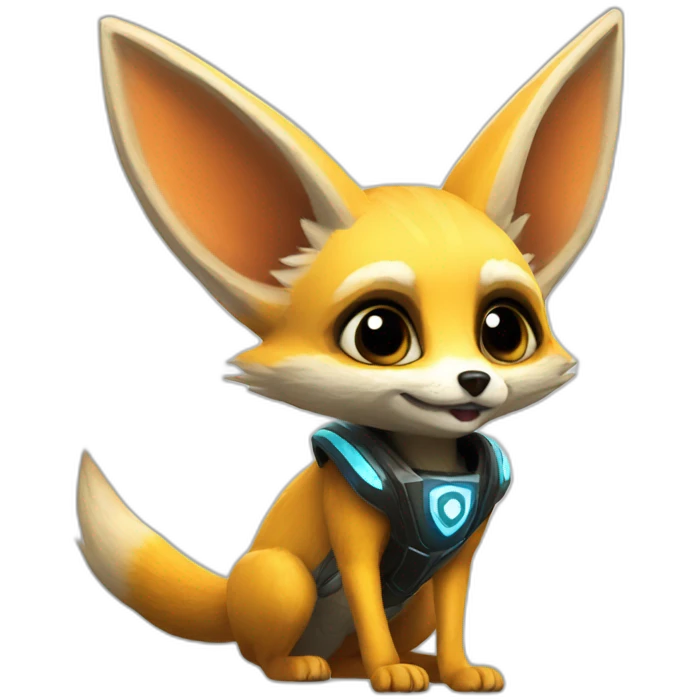 Fennec in rocket league emoji