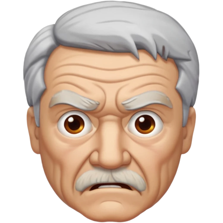 angry grandpa emoji