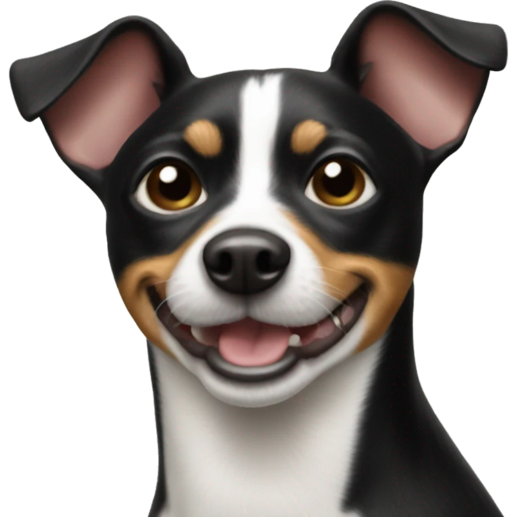 Black Rat Terrier  emoji