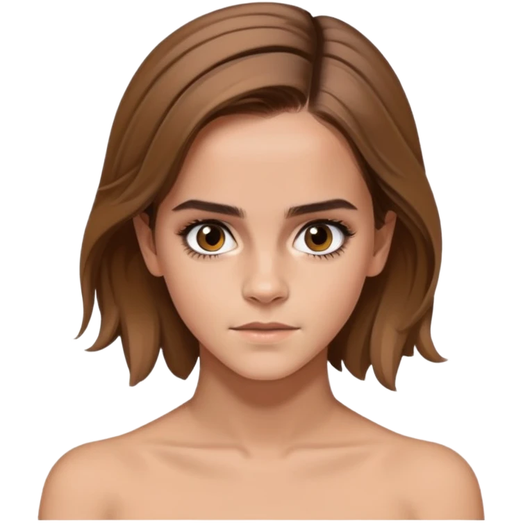 Naked Emma Watson emoji