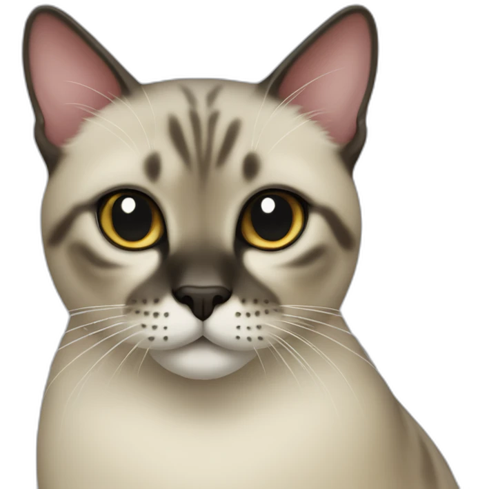 Seal Point Siam cat emoji