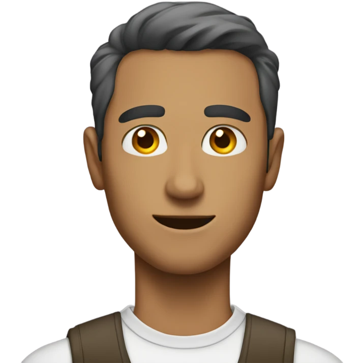 a guy if he was a square  emoji