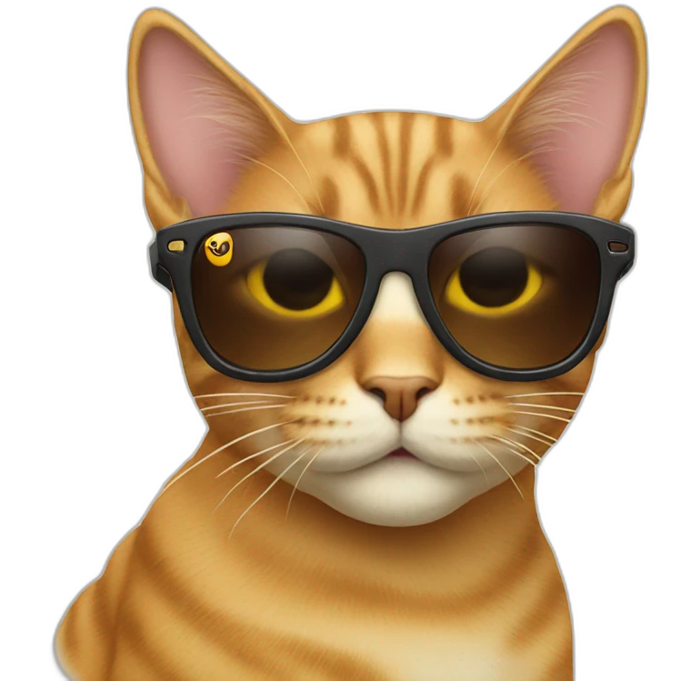 Cat sunglass emoji