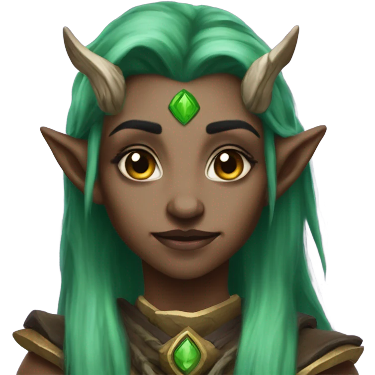 Warcraft night elf Druid  emoji