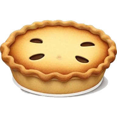 Cute pie emoji