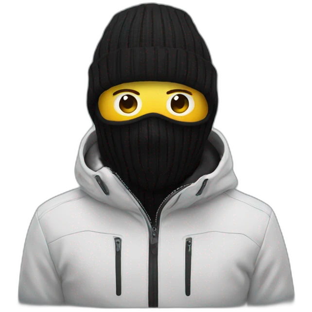Ski mask emoji