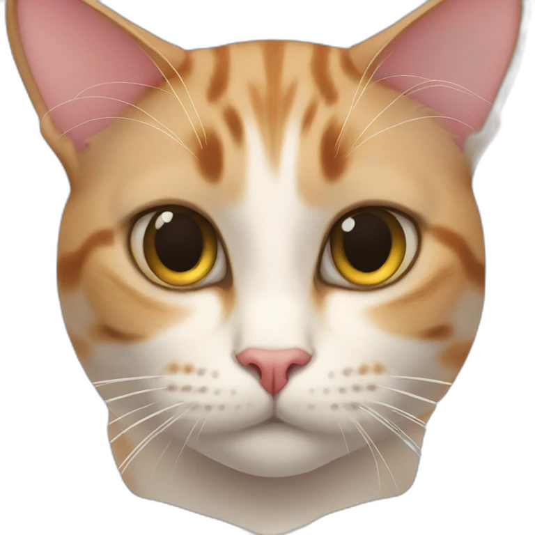 Breastless cat emoji