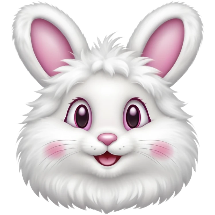Friendly Easter bunny emoji