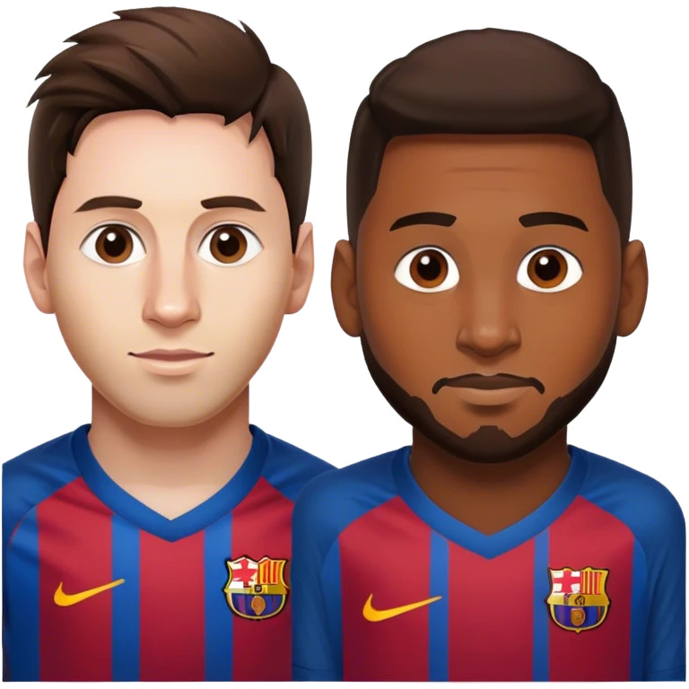 Messi with lamin yamal emoji