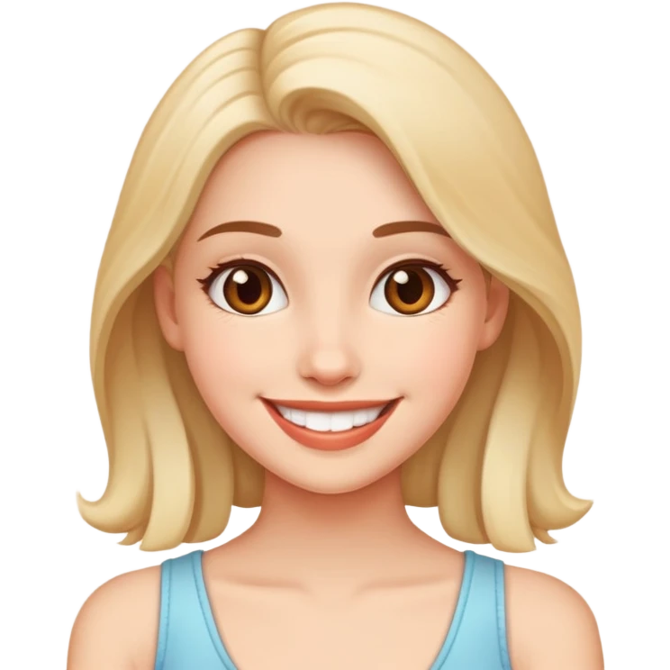Flirtatious girl emoji