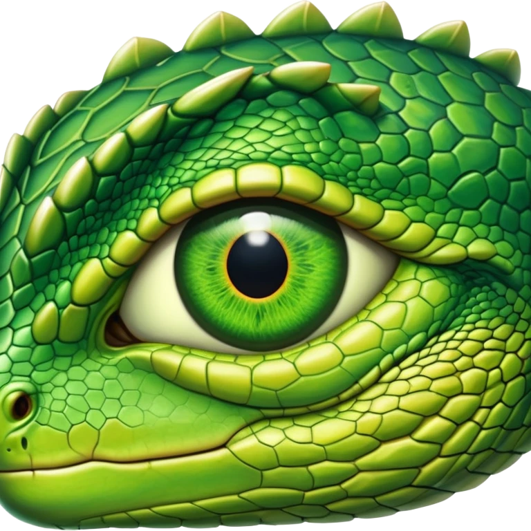 green reptile eye  emoji
