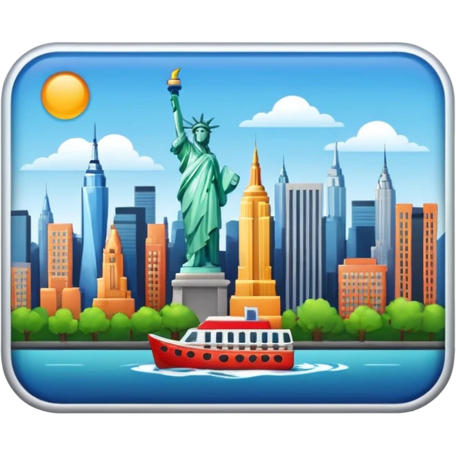 New York sticker emoji