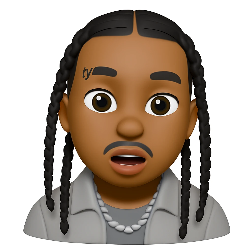Convert this photo into a 3D emoji in the Apple style, closely resembling the original person, with the same hairstyle, facial features, and expression. The style should mimic Apple's 3D emoji look with smooth, rounded features and vibrant colors. emoji