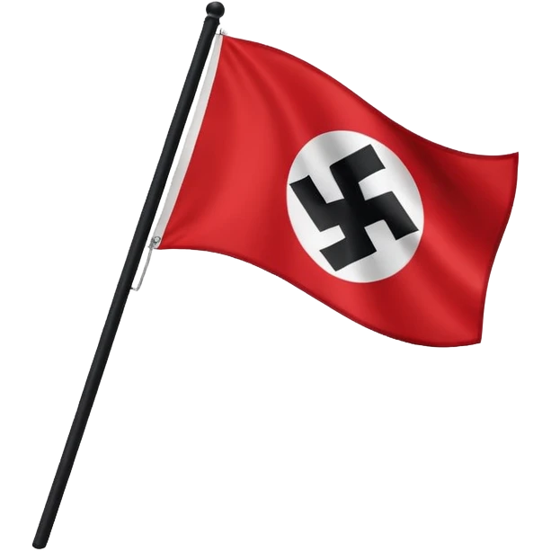 Nazi germany waving flag emoji