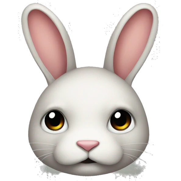 rabbit body unhappy emoji
