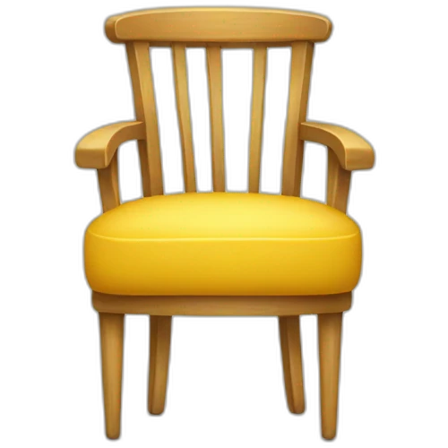 yellow chair emoji