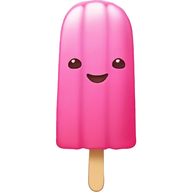 pink ice pop emoji