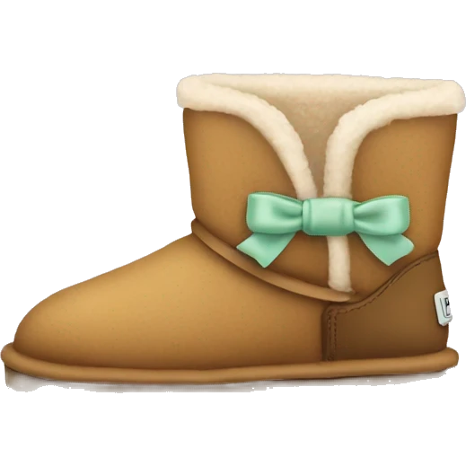 Uggs with bows emoji emoji