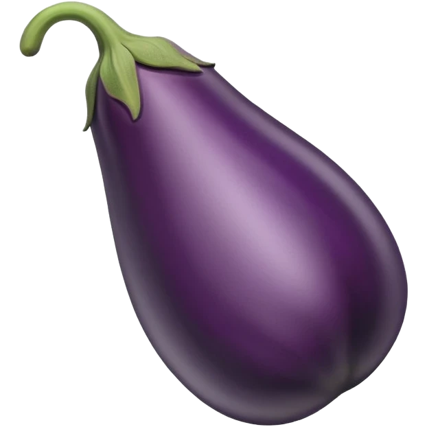 Squashed eggplant emoji emoji