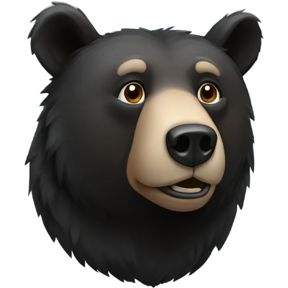 Black bear emoji