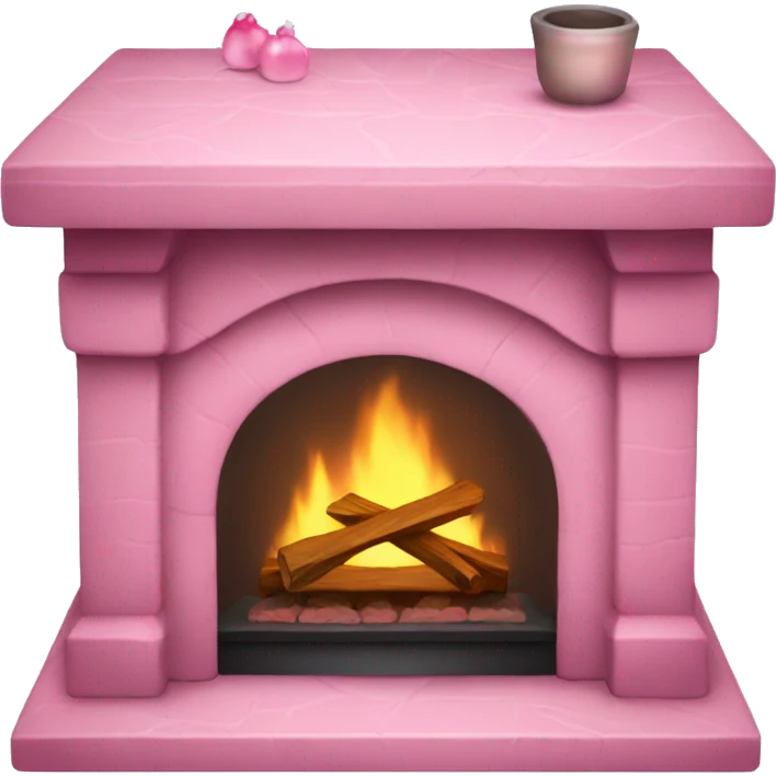 Winter Pink FirePlace emoji