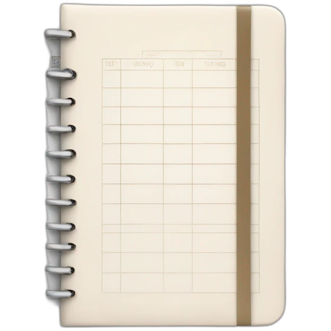 planner book emoji