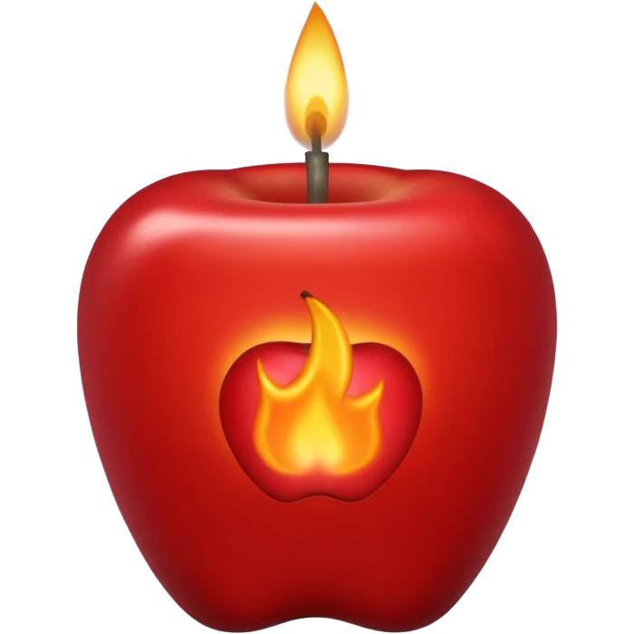 ritual candle apple emoji