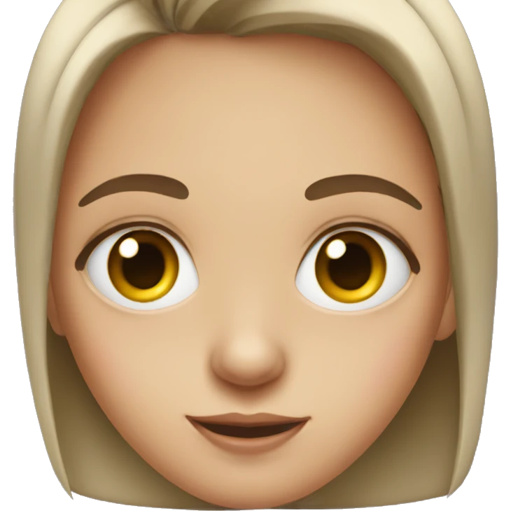 Girl with one eye emoji