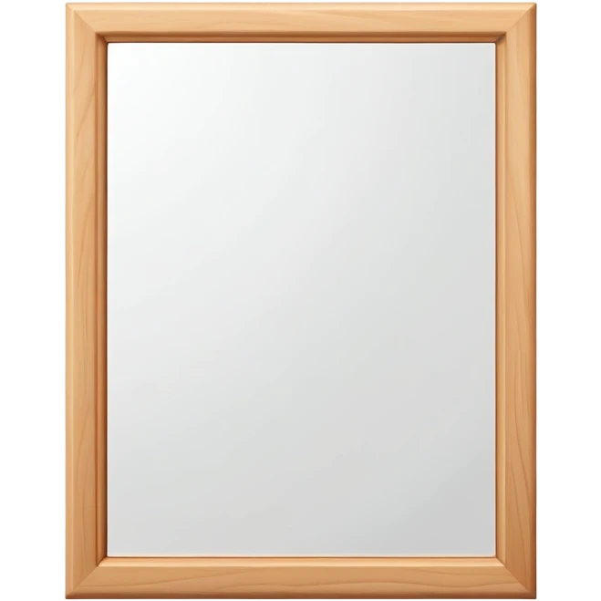 ikea wooden mirror emoji