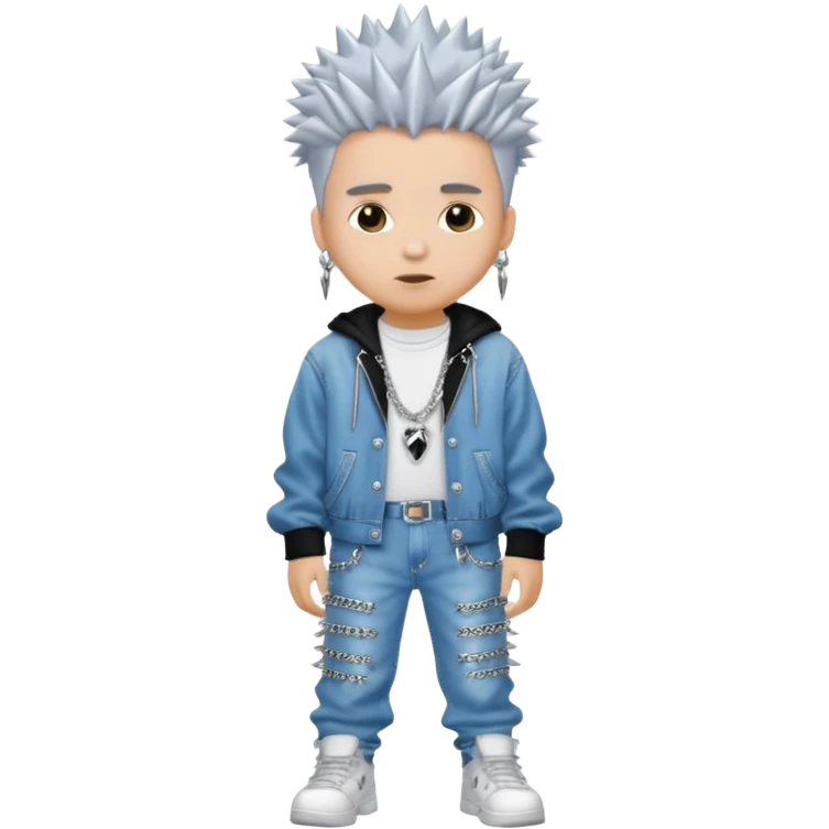 a white guy with a Y2K drip style  emoji