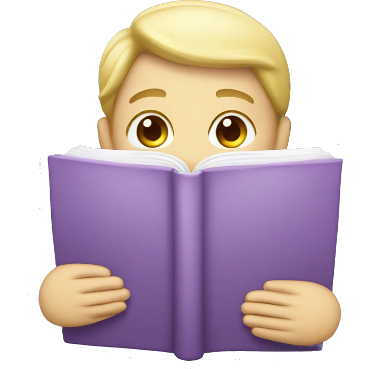 Light purple books emoji
