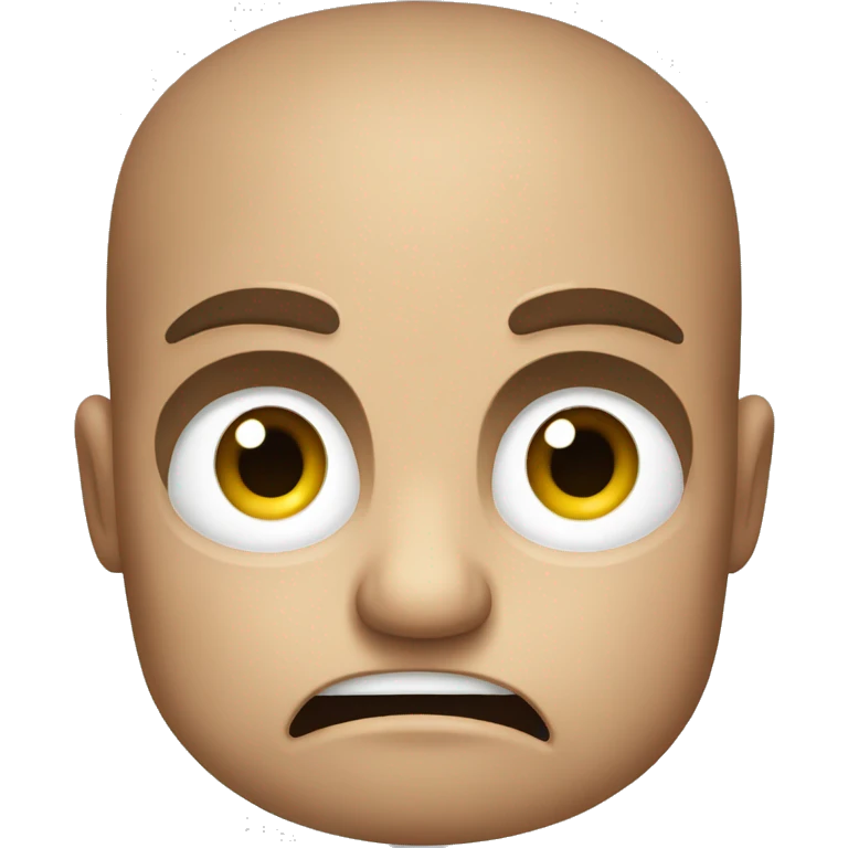 Angry squint emoji