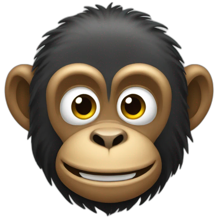big monkey emoji