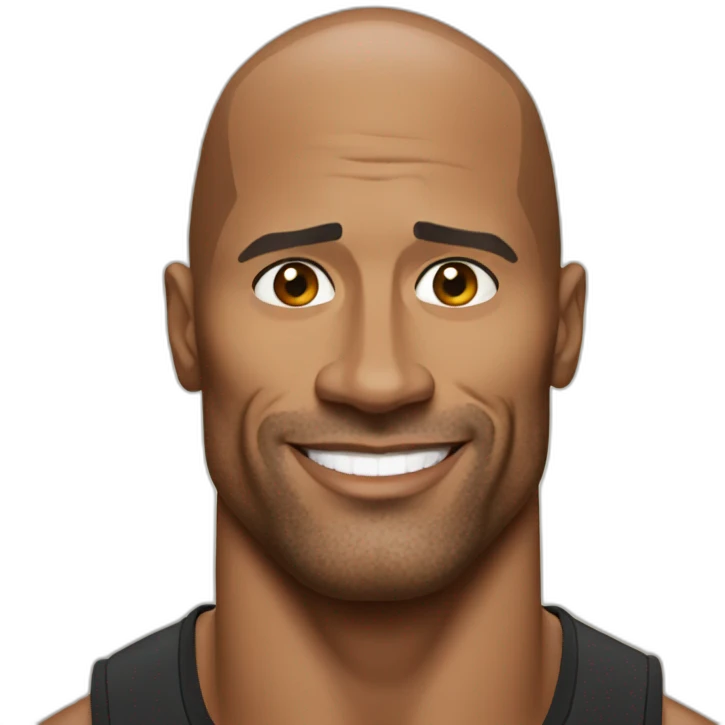 Dwayne Johnson emoji