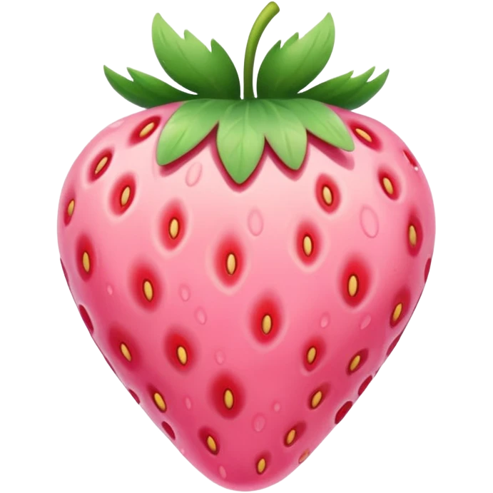 pastel pink strawberry emoji