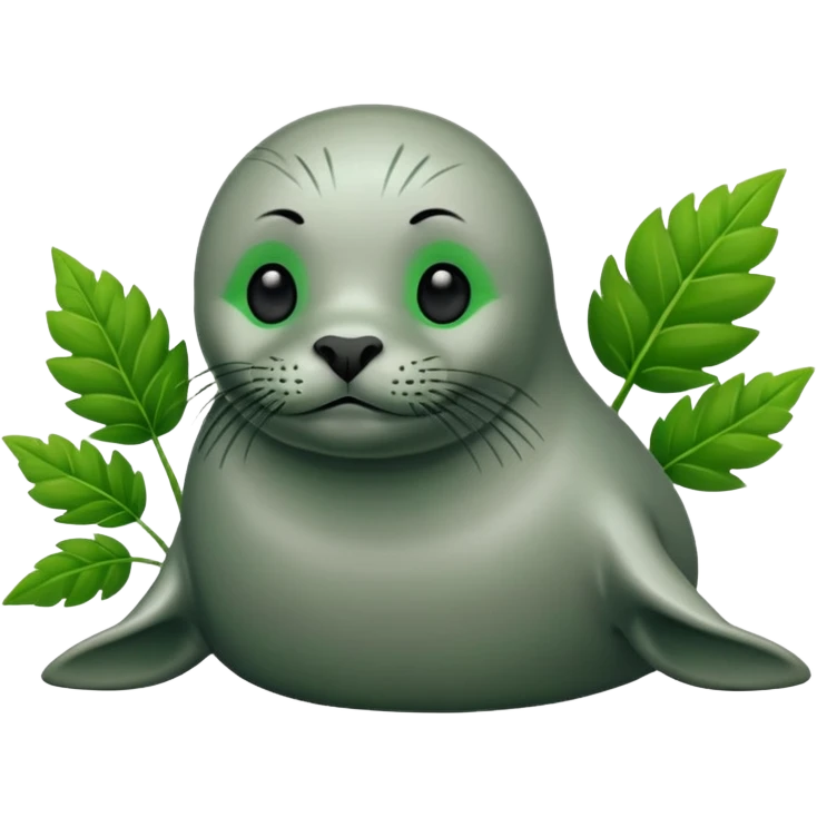 seal with weed  emoji