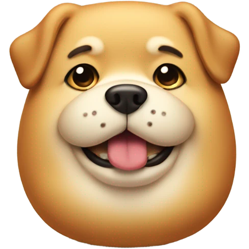 fat dog bread emoji