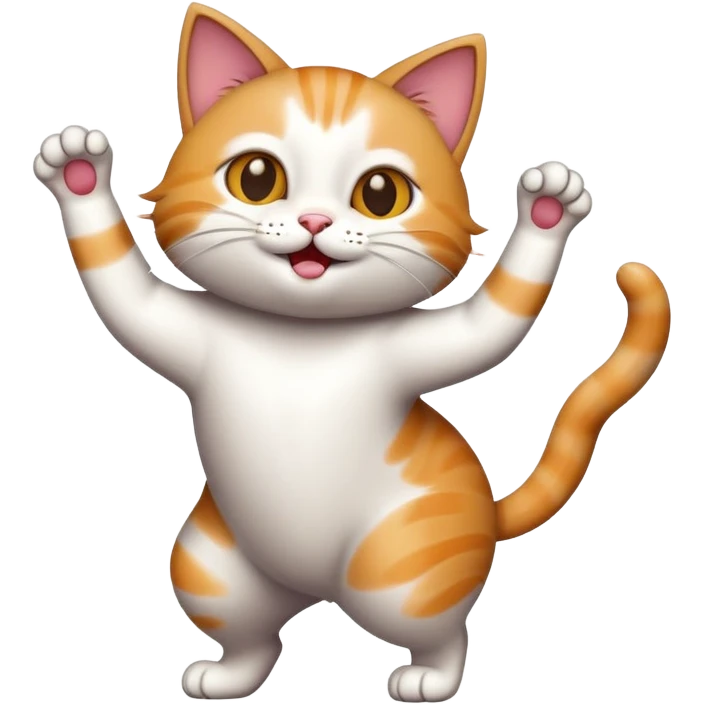 Cat dancing emoji