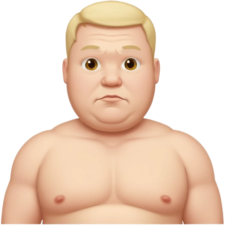 skinny fat man emoji