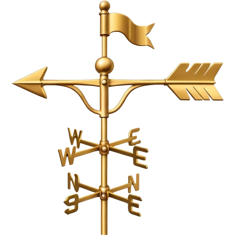 Weather vane emoji