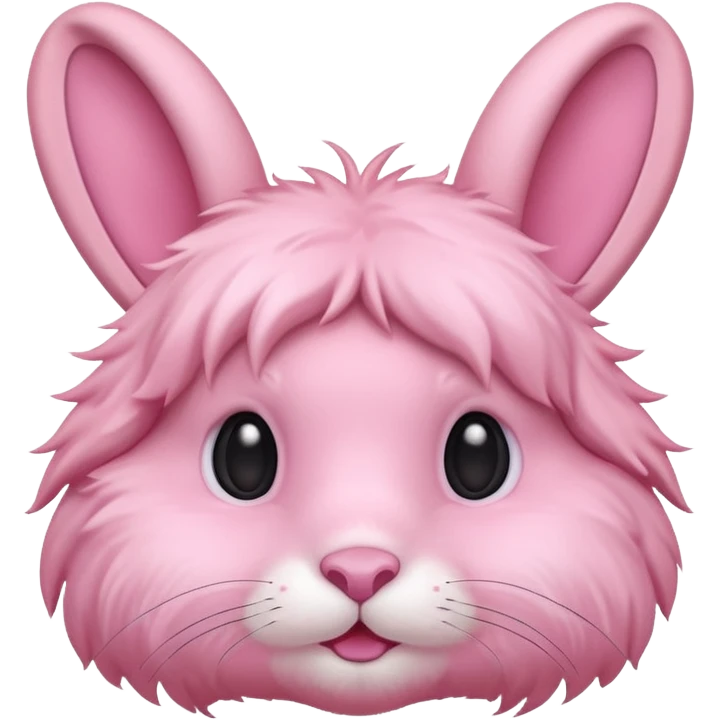 Conejo rosado solo cara como este pero rosado 🐰 emoji