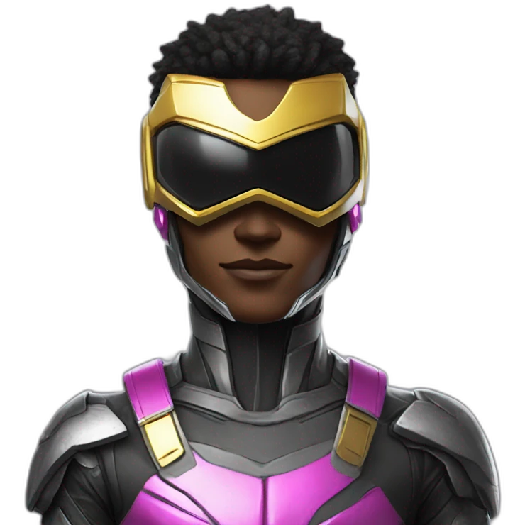 cyberpunk power ranger emoji