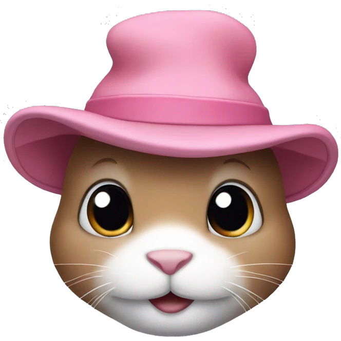 Bunny with hat emoji
