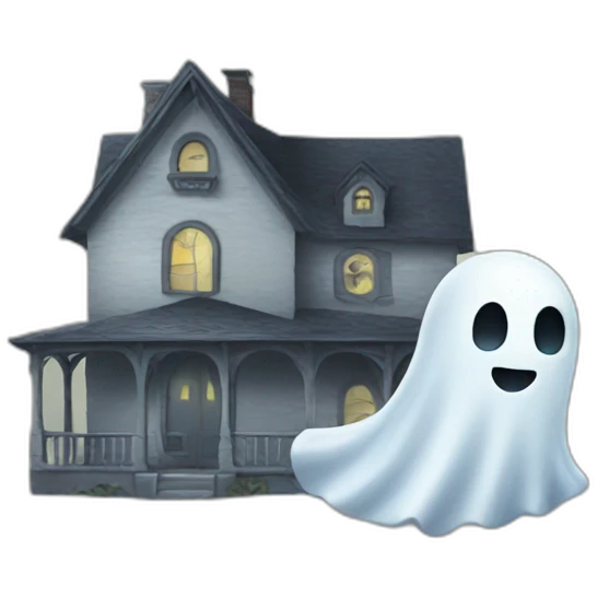 ghost AND HOUSE emoji