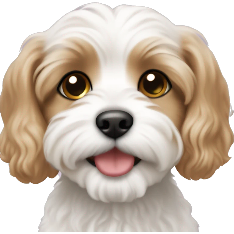 Cavachon puppy emoji