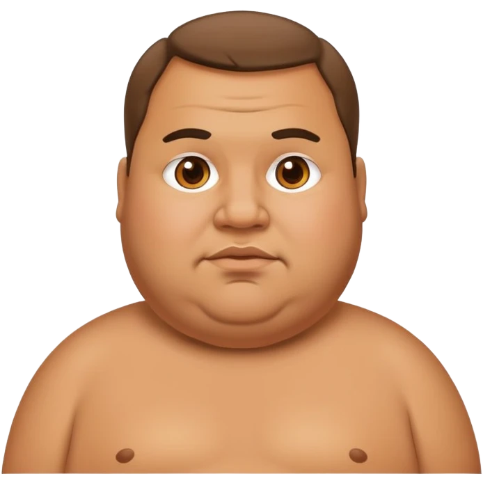 fat man emoji