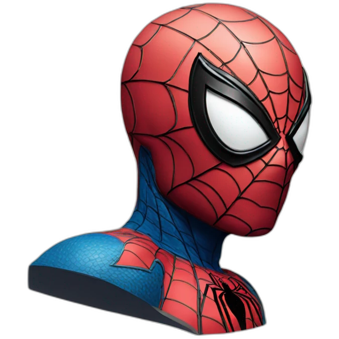 Comics Spiderman bust emoji