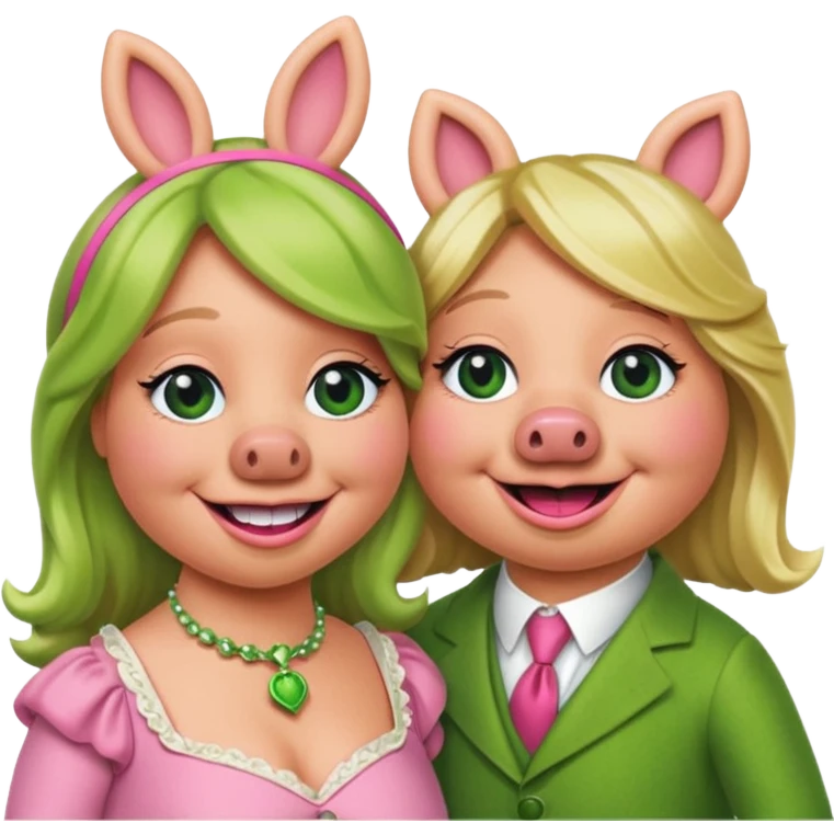 Kermit Miss Piggy emoji